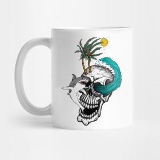 Lifes a beach colored Mug